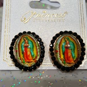 Fashion Jewelry Virgin de Guadalupe Earrings